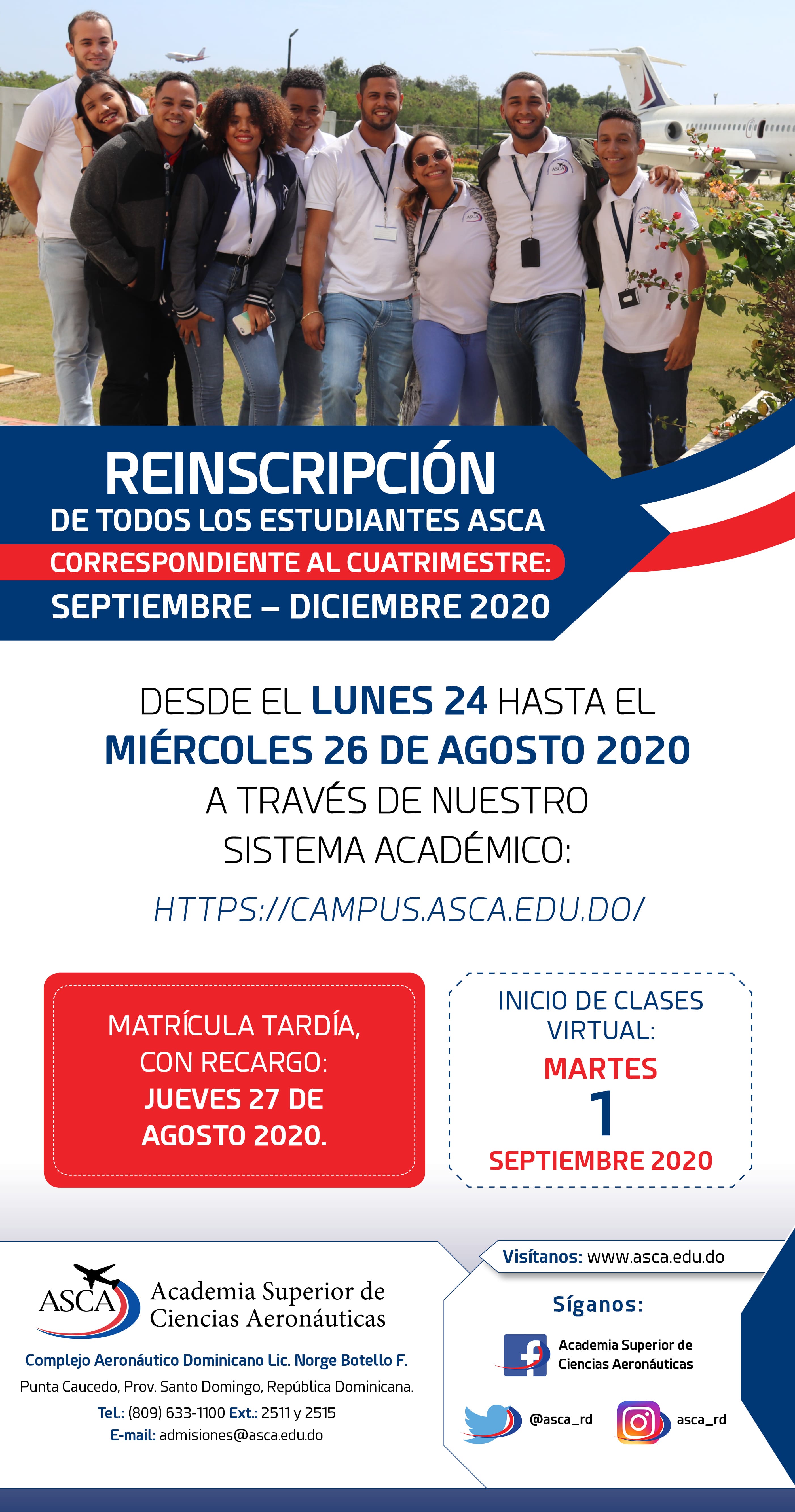 reinscripcion sept dic 2020